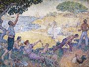 Paul Signac in the time of harmony painting